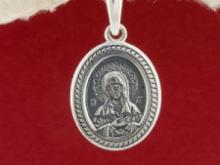 Сребърен кръст за кръщене 9