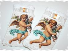 Бонбониери за кръщене син Ангел