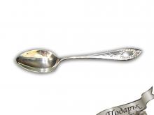 Сребърна лъжица за кръщене Саня