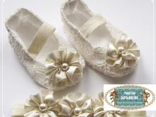 Пантофки и лента за глава с три розички