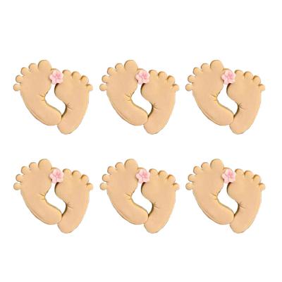 Ръчно моделирани сладки Бебешки стъпки