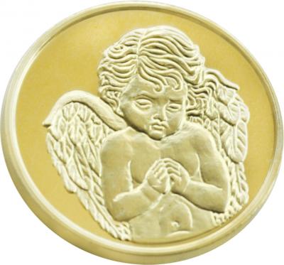 Позлатена монета Небесен Ангел