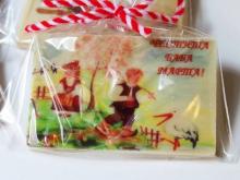 Шоколадови мартенички Пижо и Пенда