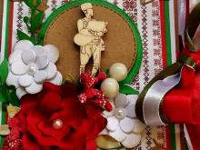 Луксозна покана за Вашият кръстник в етно стил