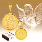 Златен медальон Небесен Ангел