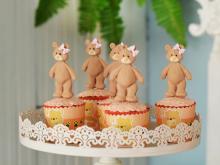 Мъфин с персонализирана кошничка Мечо