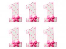 Ръчно изработени сладки Цифри