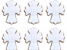 Ръчно изработени сладки за кръщене Бял кръст