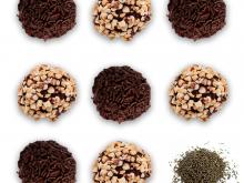 Трюфели с орехи и шоколад плато 25 бр