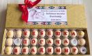 Кутия декорирани бонбони Майчина ласка за бебешка погача