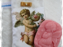 Сапун за кръщене розов Ангел