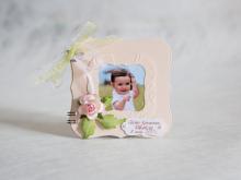 Рамка за снимка с цветя